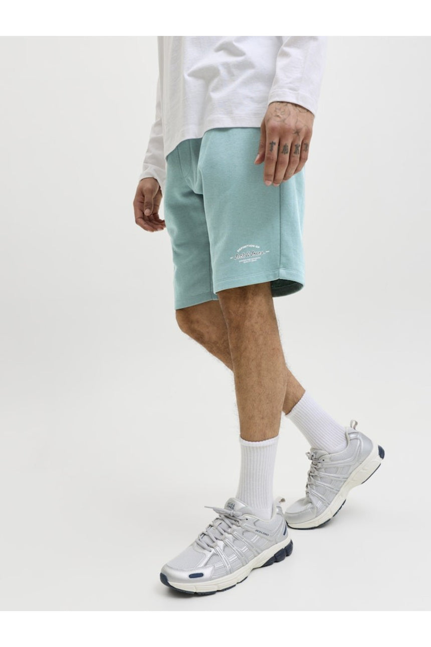 JACK&JONES JPSTGORDON BRANDON SWEAT SHORTS MID 12292136 - Mavi