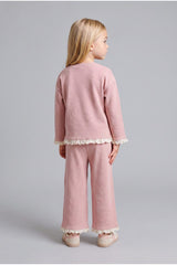 DeFacto Çocuk Wide Leg Eşofman Altı I5584A5 - Gül Kurusu