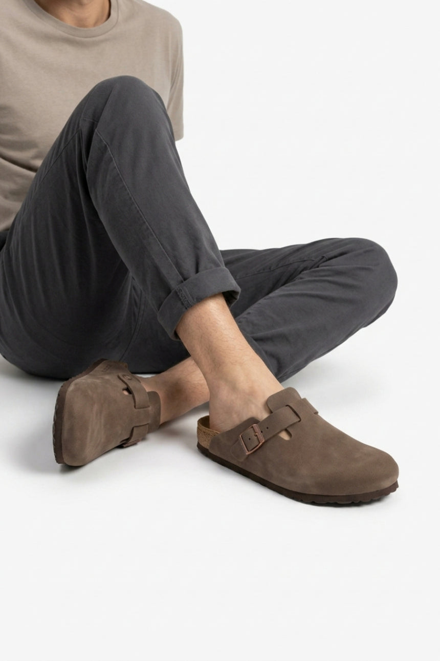 BIRKENSTOCK BOSTON BF NU 1033076 - Koyu Kahverengi
