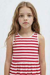 Defacto Çocuk Knitted Dress B4340A8 - Kırmızı