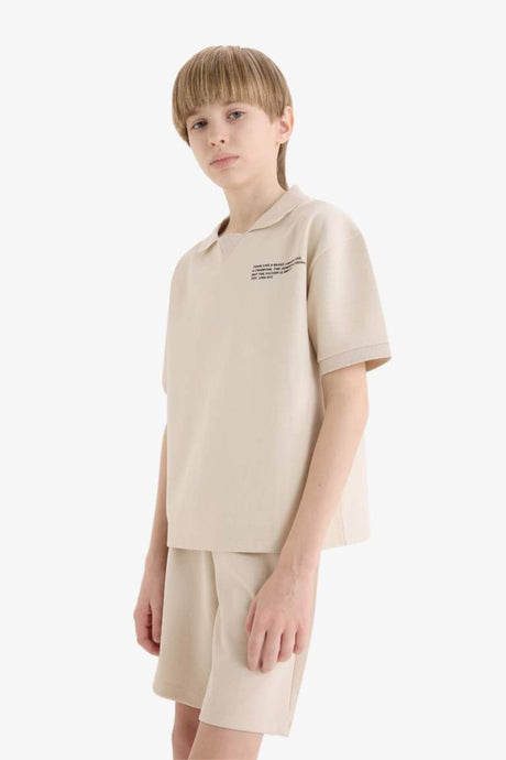 Defacto Çocuk Knitted Set E2822A8 - Açık Kahve