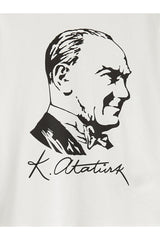LC Waikiki Çocuk Kısa Kollu T-Shirt S68830D1 - Ekru