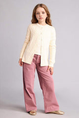 Defacto Çocuk Cardigan G6979A8 - Ekru