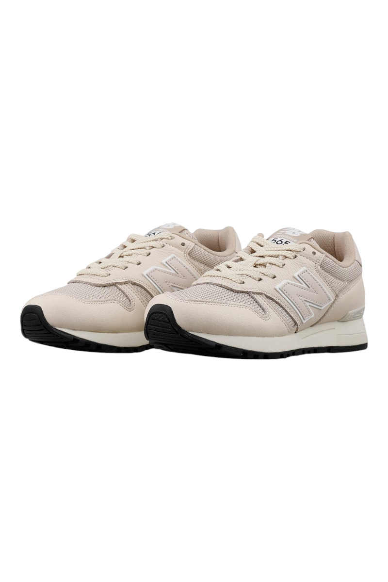 Sporline New Balance WL565LWW kadın yürüyüş ayakkabısı, açık kahverengi tekstil tasarım ve yanlarda ikonik N logosu.