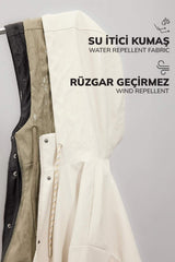 Defacto Kadın Raincoat A0982Ax - Koyu Yeşil