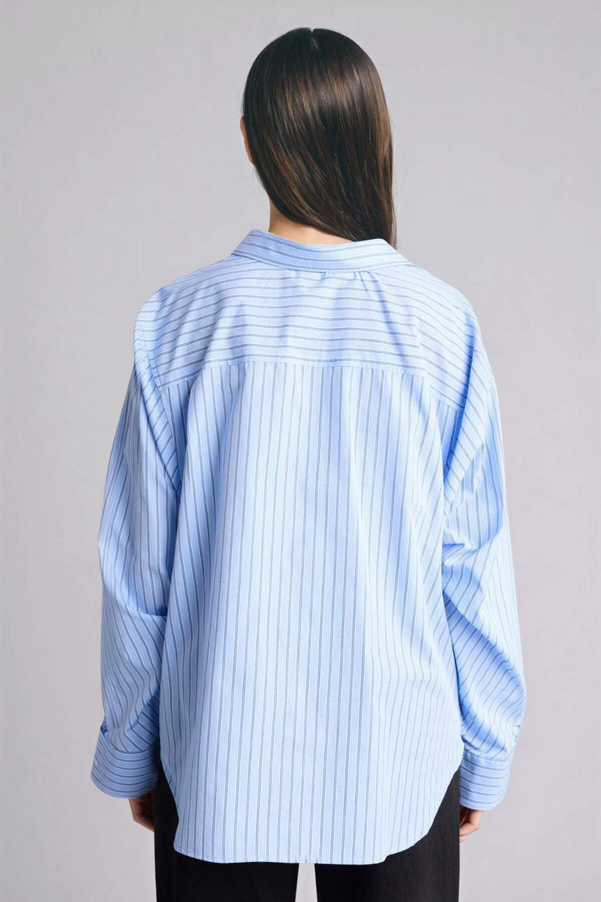 Defacto Kadın Long Sleeve Shirt G9788AX - Mavi