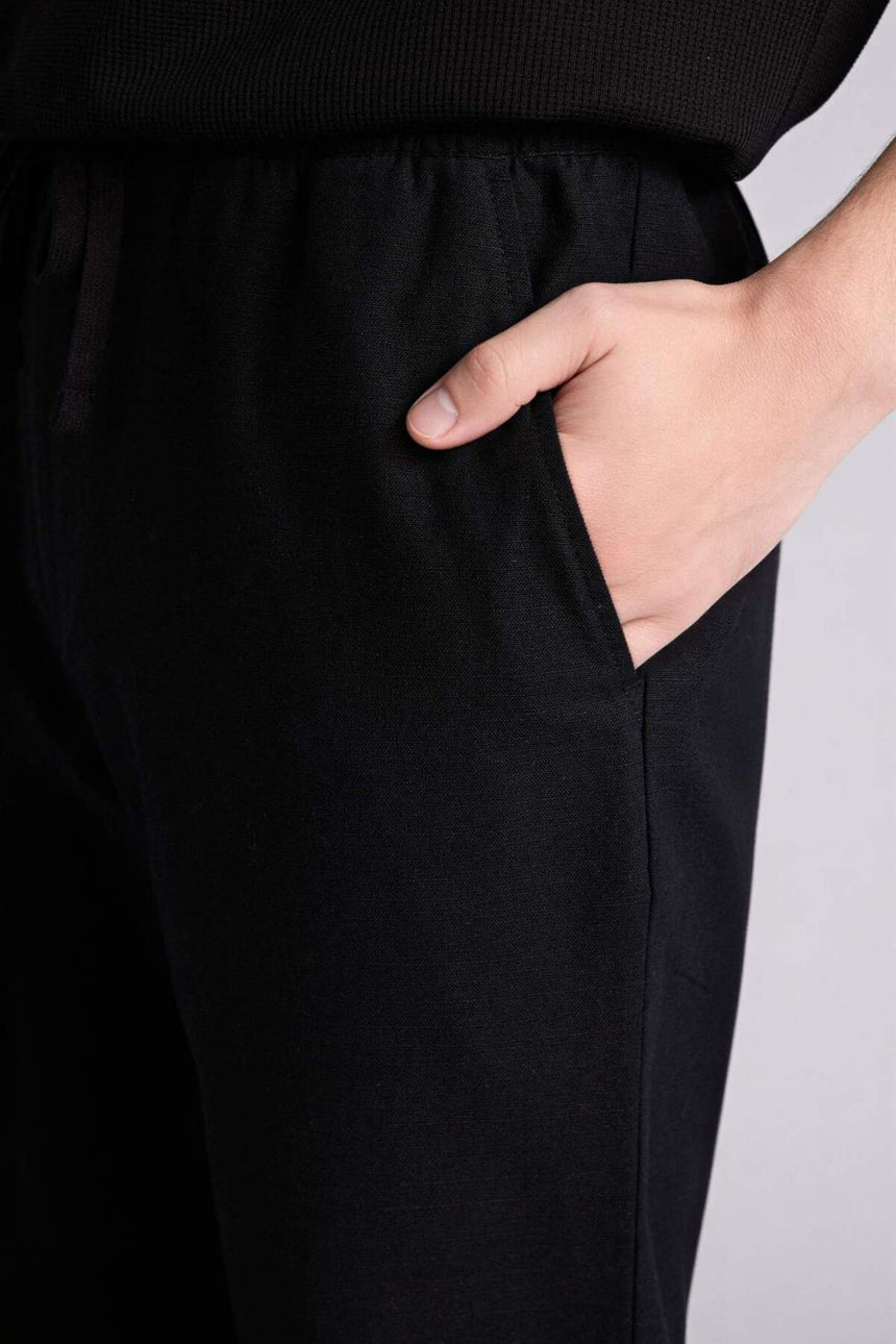 Defacto Erkek Woven Bottom D2671AX - Siyah