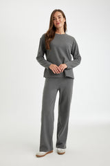 Defacto Kadın Trousers D0361AX - Antrasit