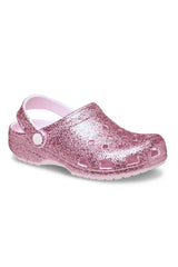 Crocs Classic Chunky Glitter Clog Çocuk Terlik 211939 - Açık Pembe