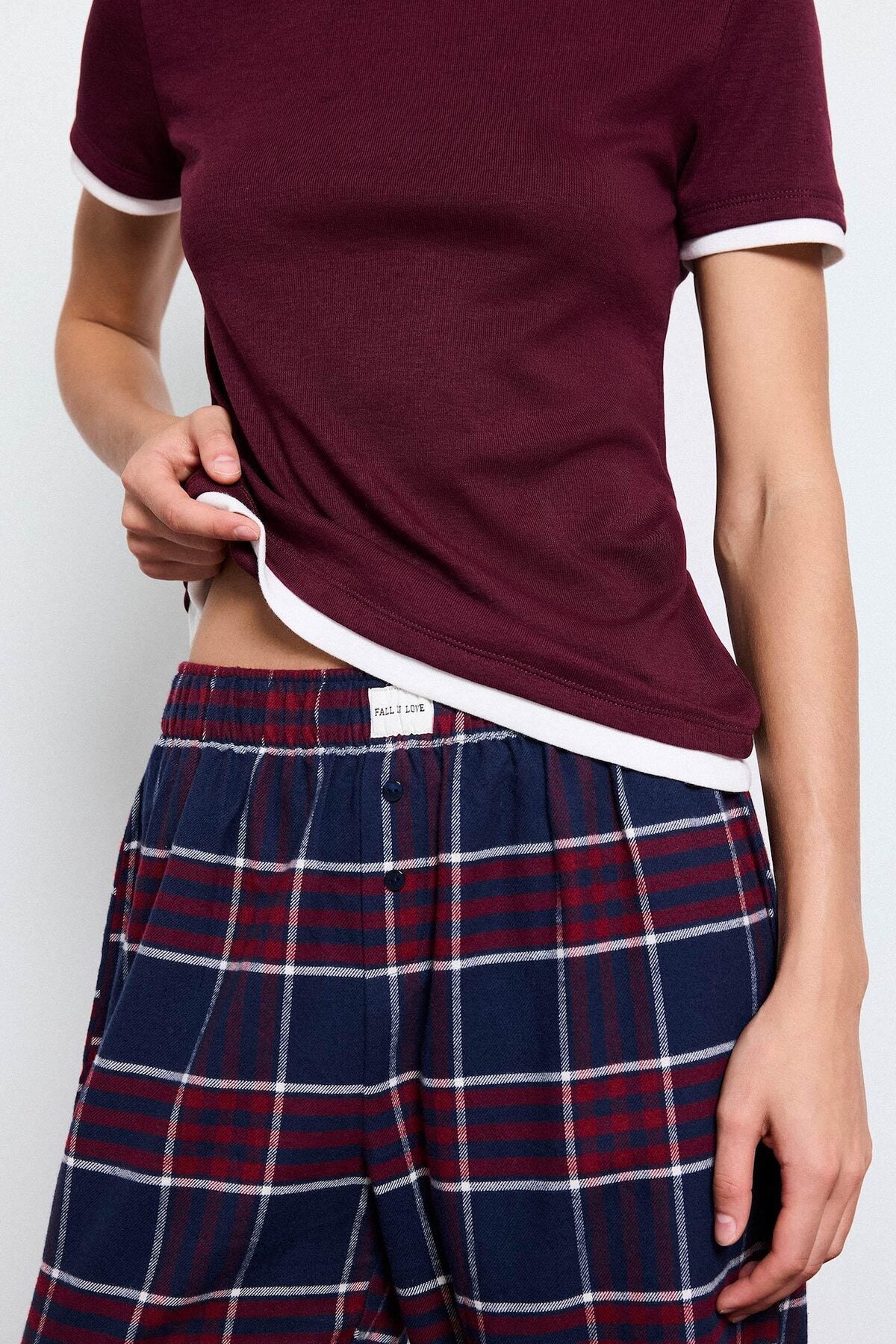 DeFacto Kadın Pijama Altı E7617AX - Koyu Lacivert