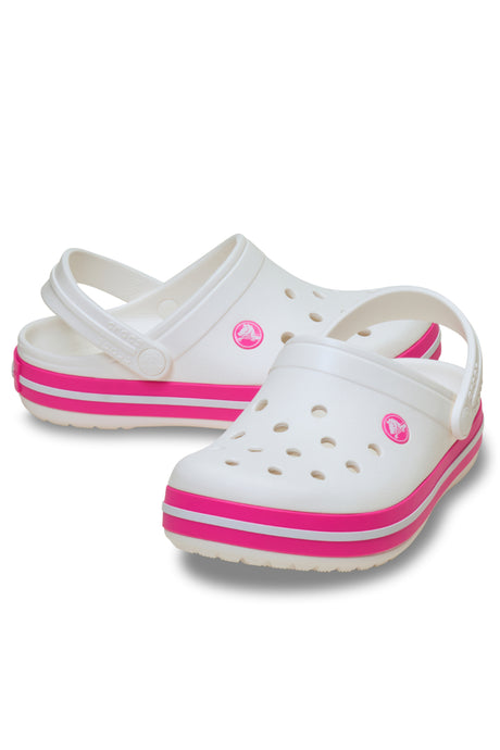 CROCS KIDS Crocband Clog K 207006 - Beyaz/Pembe