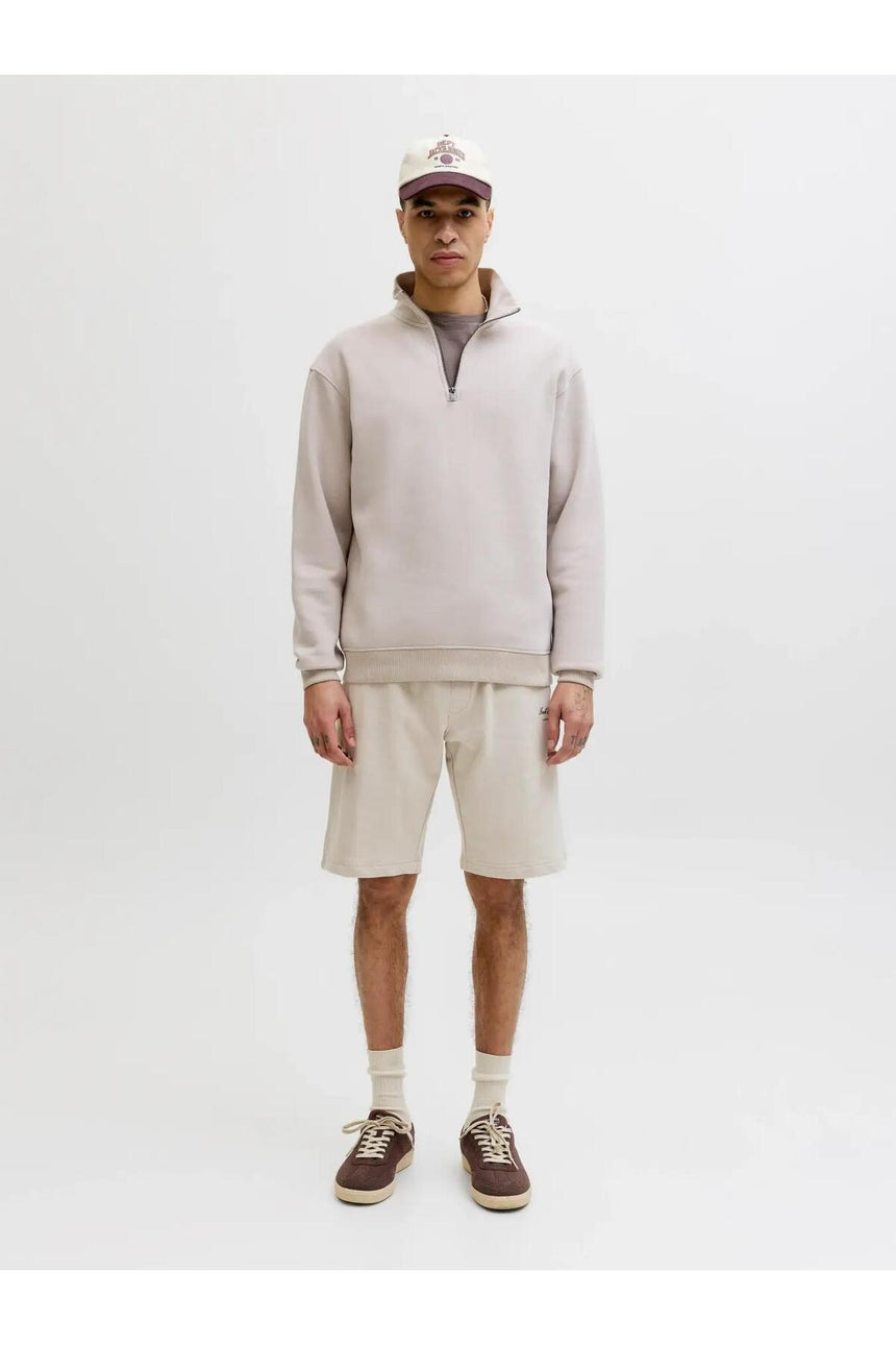 JACK&JONES JPSTGORDON ARCHIVE SWEAT SHORTS MID SN 12288638 - Bej/ Açık Gri