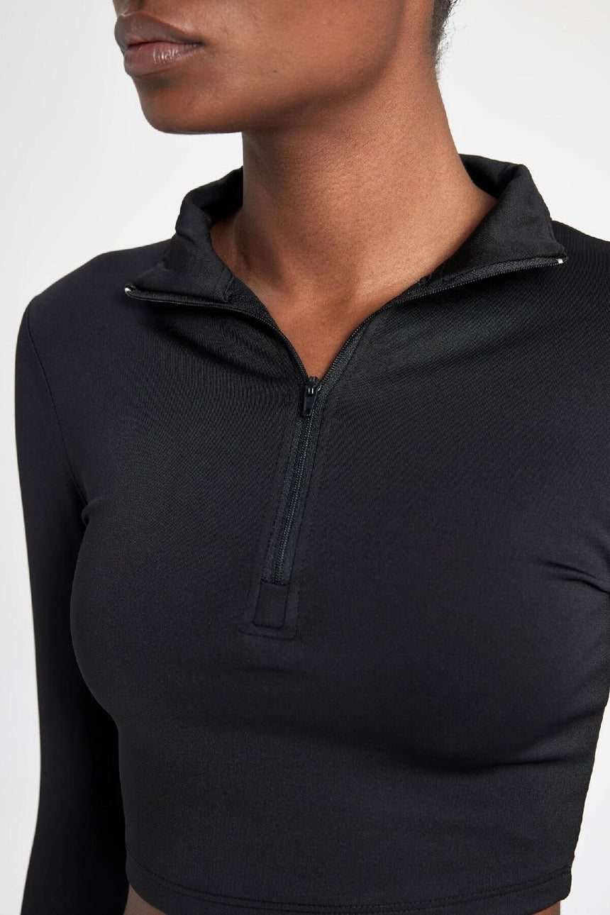 Defacto Kadın Long Sleeve T-Shirt W0343Az - Siyah