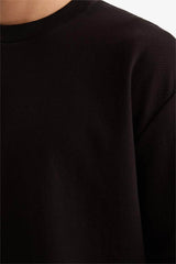 Defacto Erkek Short Sleeve T-Shirt F9856AX - Siyah