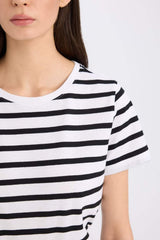 DeFacto C2612AX Kadın T-Shirt - Siyah