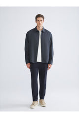 LCW ERKEK W5I464F8 UK.GMK,V-TENCEL - Petrol Mavisi