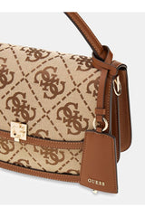 GUESS KADIN AUDREY LOGO CNVRTBL XBDY FLAP HWJG9755210 - Açık Bej/ Kahverengi