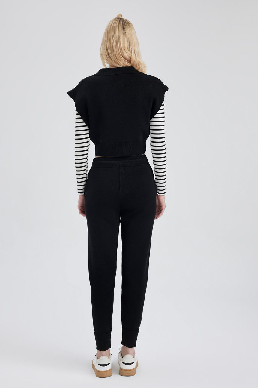 Defacto Kadın Trousers R1701Az - Siyah