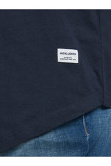Jack & Jones Noa Erkek Büyük Beden T-Shirt 12184933 - Koyu Lacivert