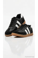 Eysha Sylqra Siyah Süet Kadın Sneaker