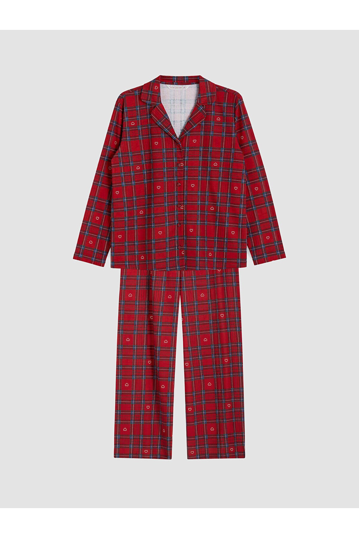 LC Waikiki Kadın Pijama Takımı W6P698D8 - Kırmızı