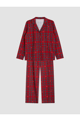 LC Waikiki Kadın Pijama Takımı W6P698D8 - Kırmızı