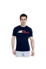 NEW BALANCE ERKEK T-SHİRT MNT1354 - Lacivert