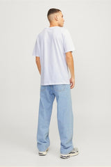 JACK & JONES 12137126 ERKEK TSHIRT - Beyaz