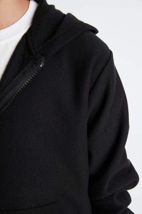 Defacto Çocuk Cardigan X5844A6 - Siyah