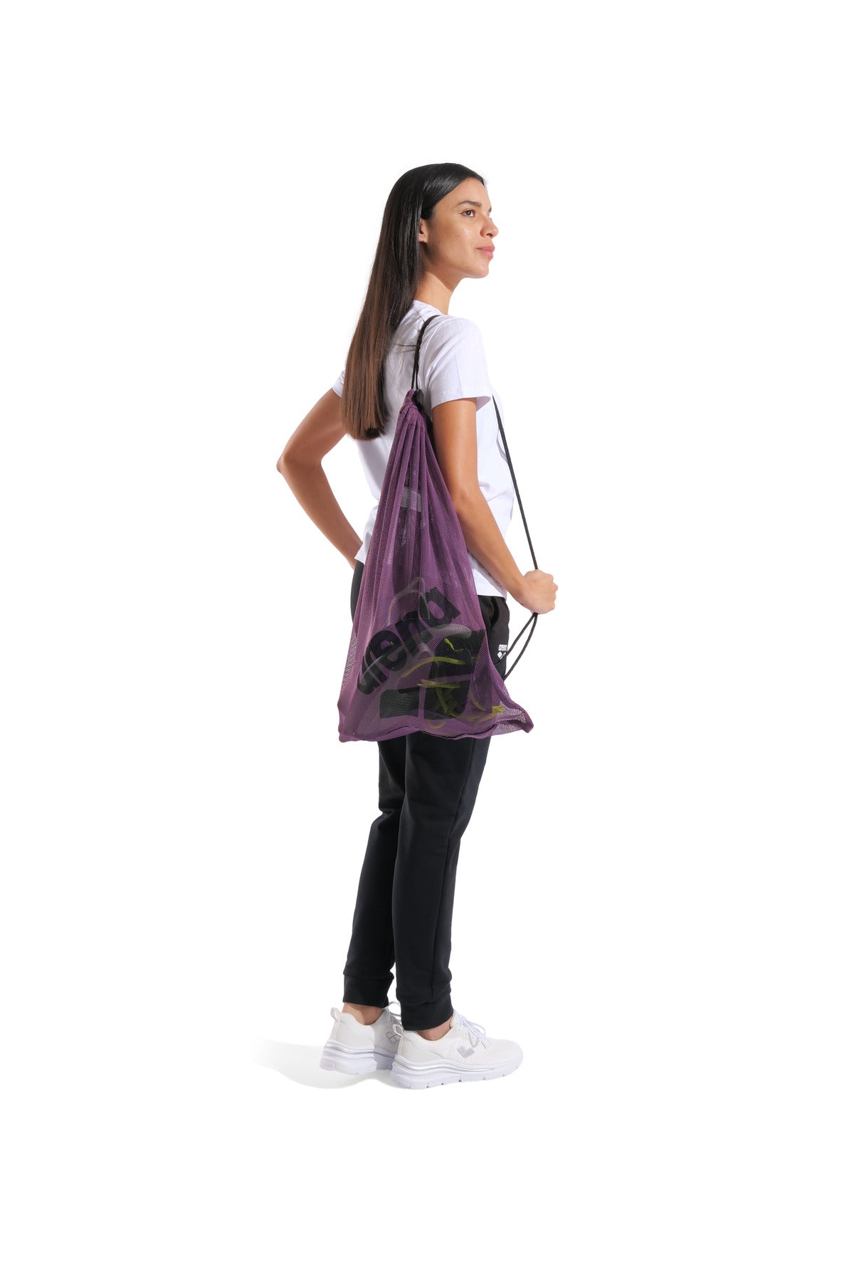 Arena One GO Mesh Bag Unisex Spor Çantası 010240200 - Koyu Mor