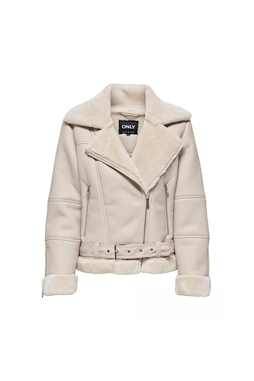 only kadın biker 15260002 - Açık Gri