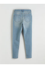 LC Waikiki Kadın Skinny Jean Pantolon S6CK79H8 - Açık Çivit Mavisi