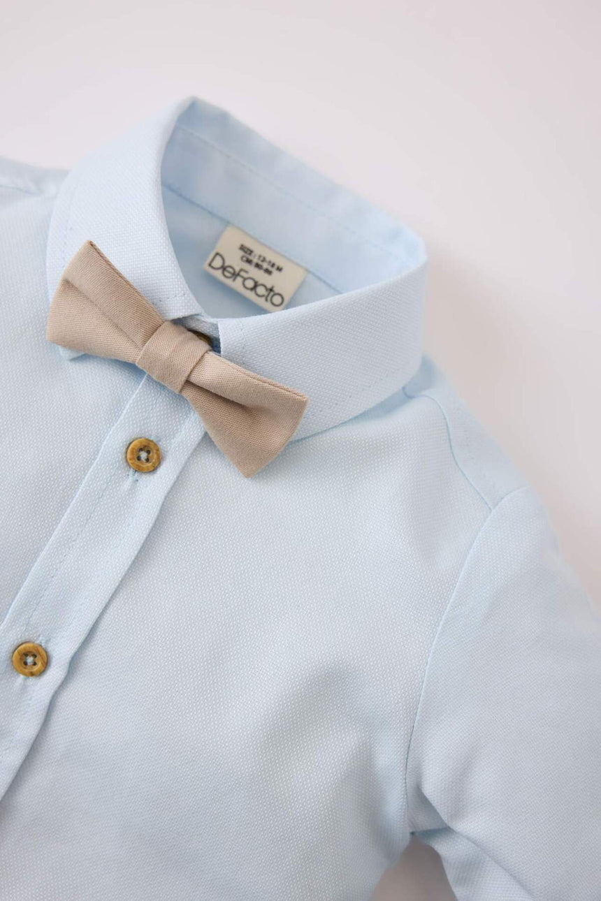Defacto Çocuk Long Sleeve Shirt E2021A5 - Açık Mavi