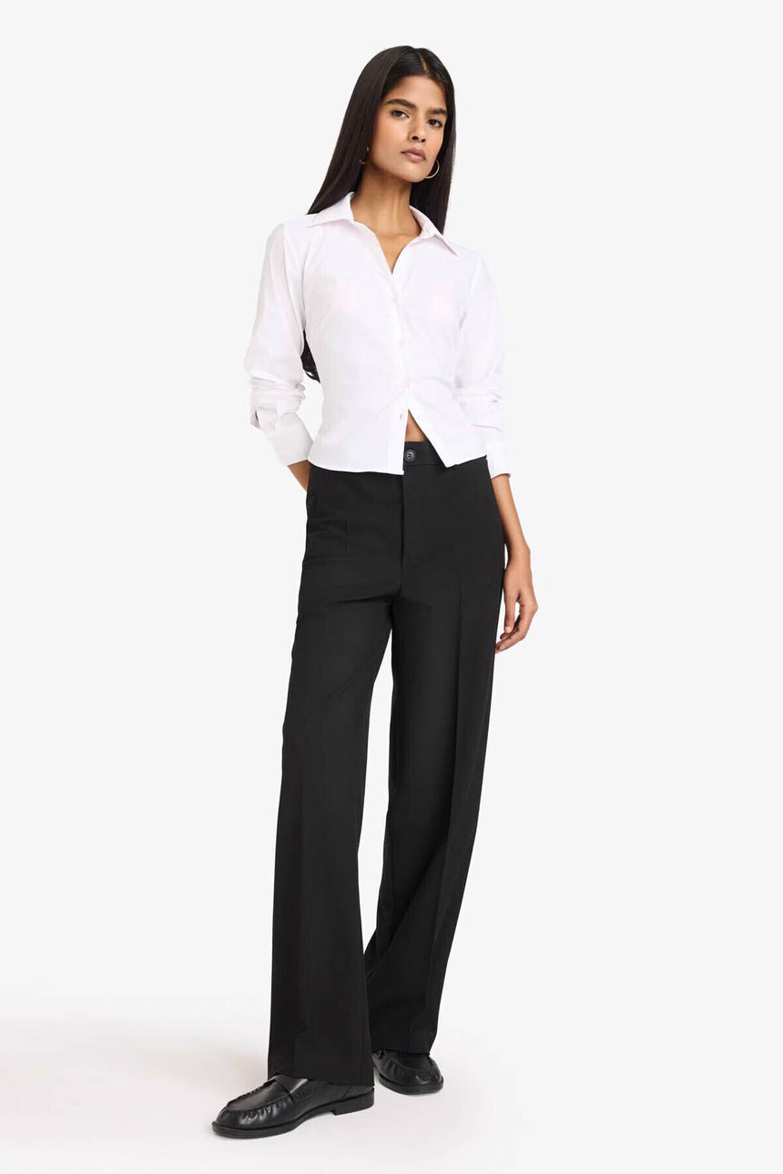 Defacto Kadın Woven Top Y3128AZ - Mor/ Beyaz