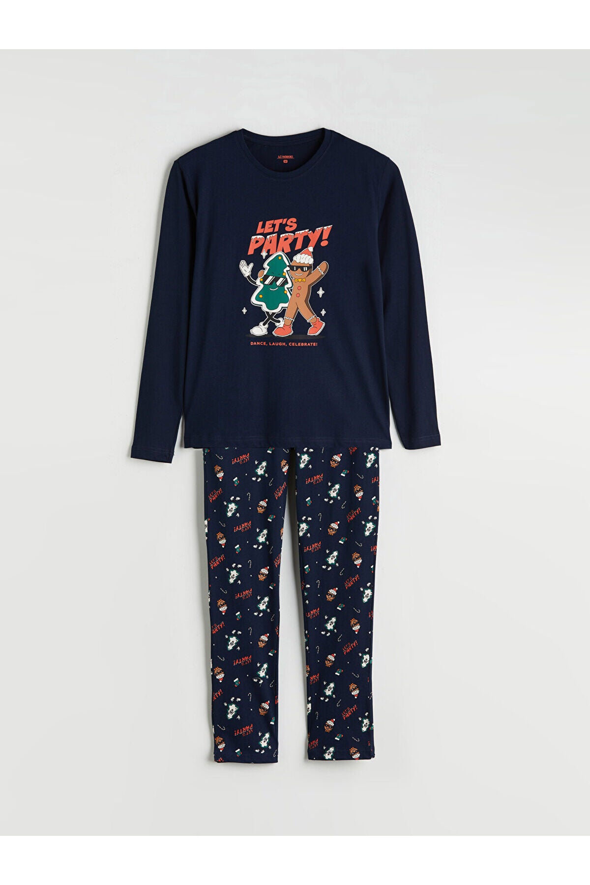 LC Waikiki Erkek Pijama Takımı W5FM75D8 - Koyu Lacivert