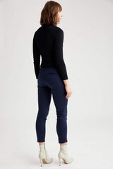 Defacto Kadın Trousers J8743AZ - Koyu Lacivert
