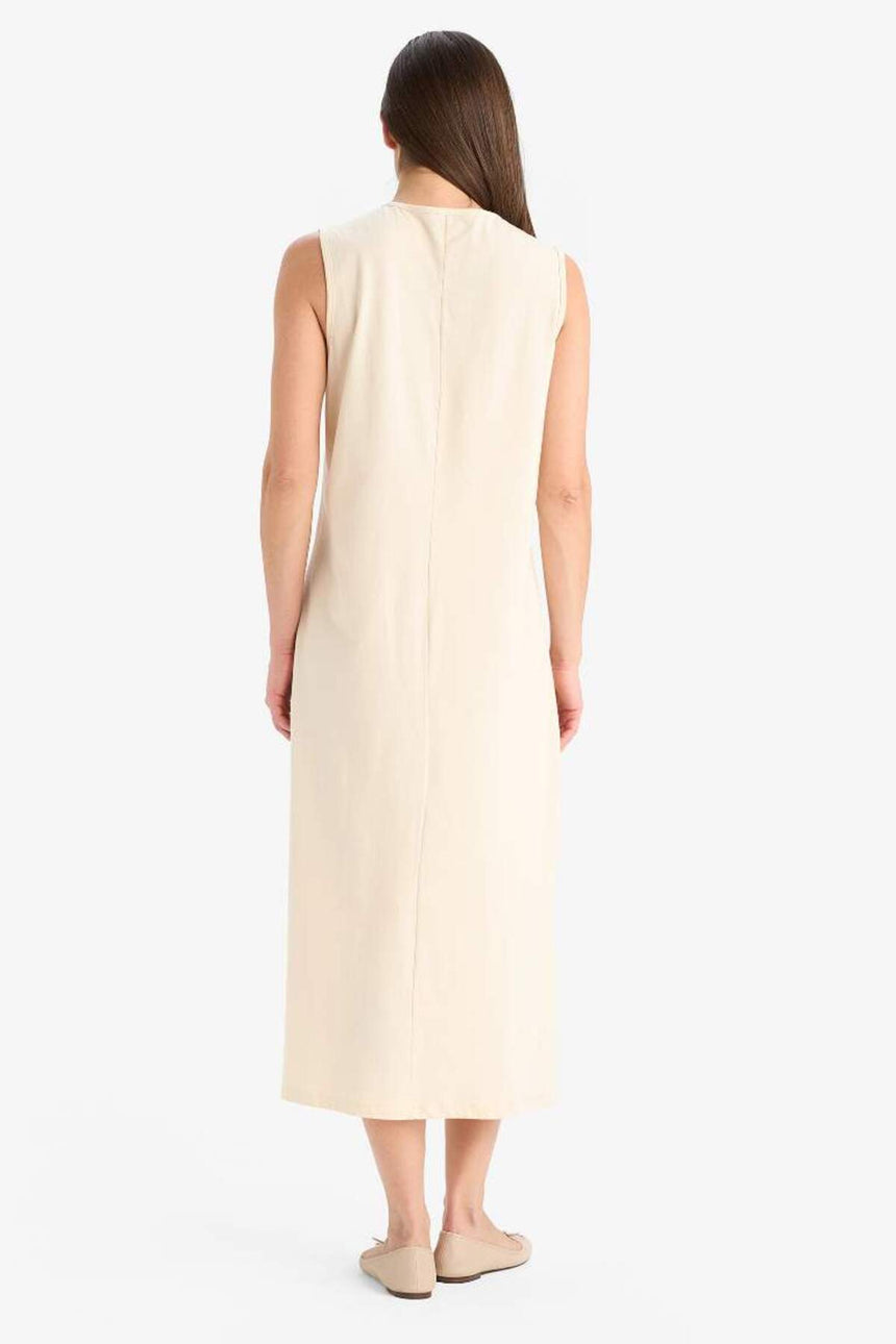 Defacto Kadın Knitted Dress C9686Ax - Açık Kahve