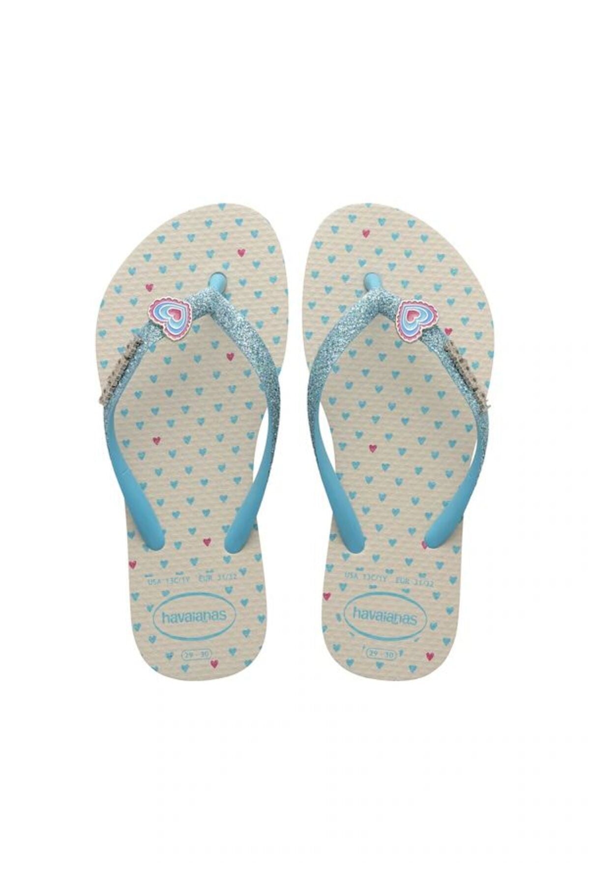 Havaianas Kids Slim Glitter II 4146976 Çocuk Terlik - Bej