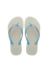 Havaianas Kids Slim Glitter II 4146976 Çocuk Terlik - Bej