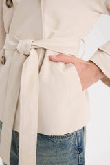 Defacto Kadın Trenchcoat B9705Ax - Kum Beji