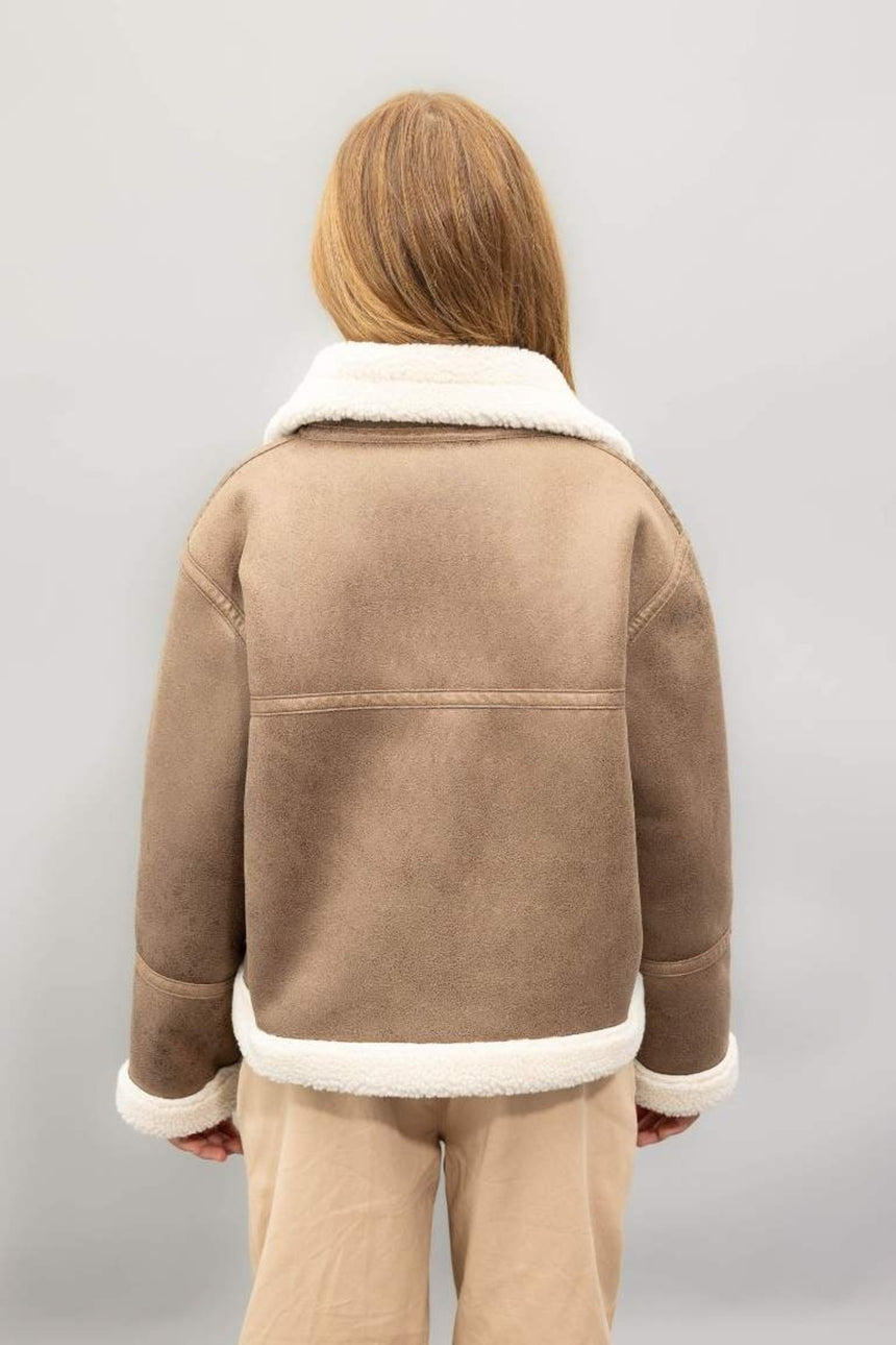 Defacto Çocuk Pu Mont C4979A8 - Kahverengi
