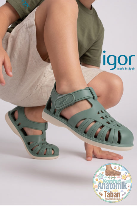 İGOR ÇOCUK BB355 TOBBY SOLID BICOLOR - Yeşil