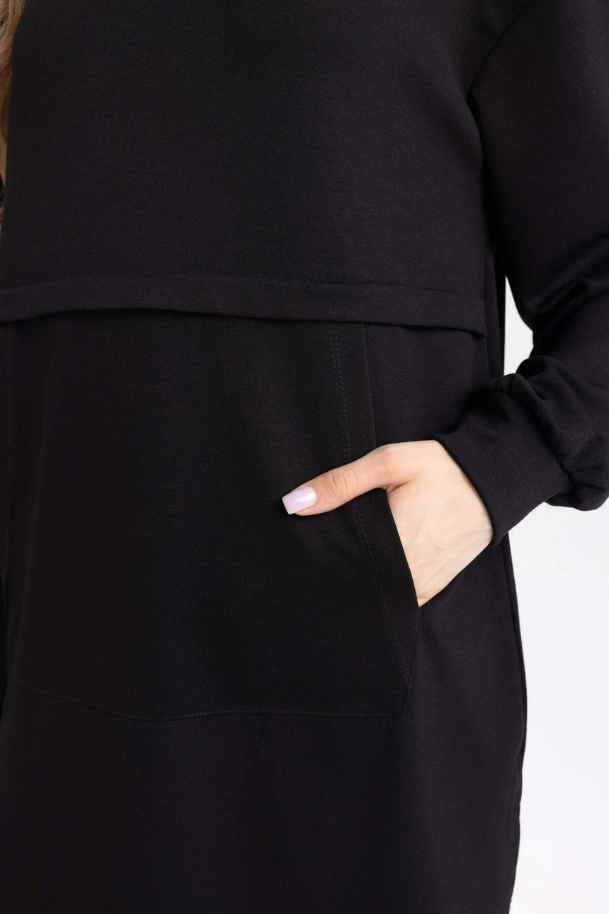Defacto Kadın Long Sleeve Tunic B0039Ax - Siyah