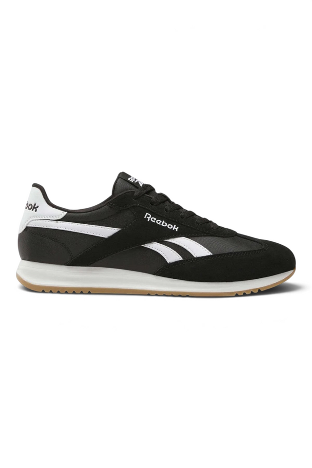 Sporline Reebok Run Word 70 erkek siyah beyaz tekstil sneaker ayakkabı