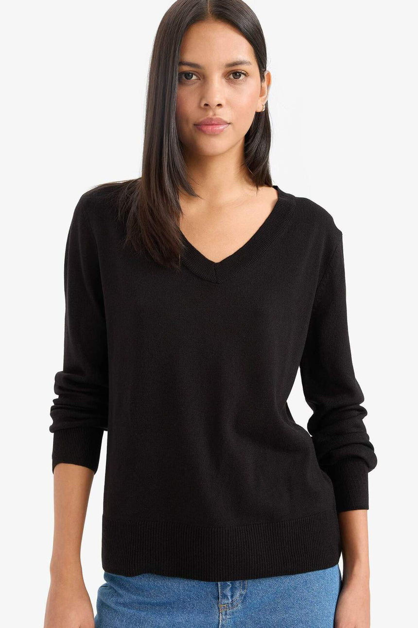 Defacto Kadın Pullover C4024Ax - Siyah