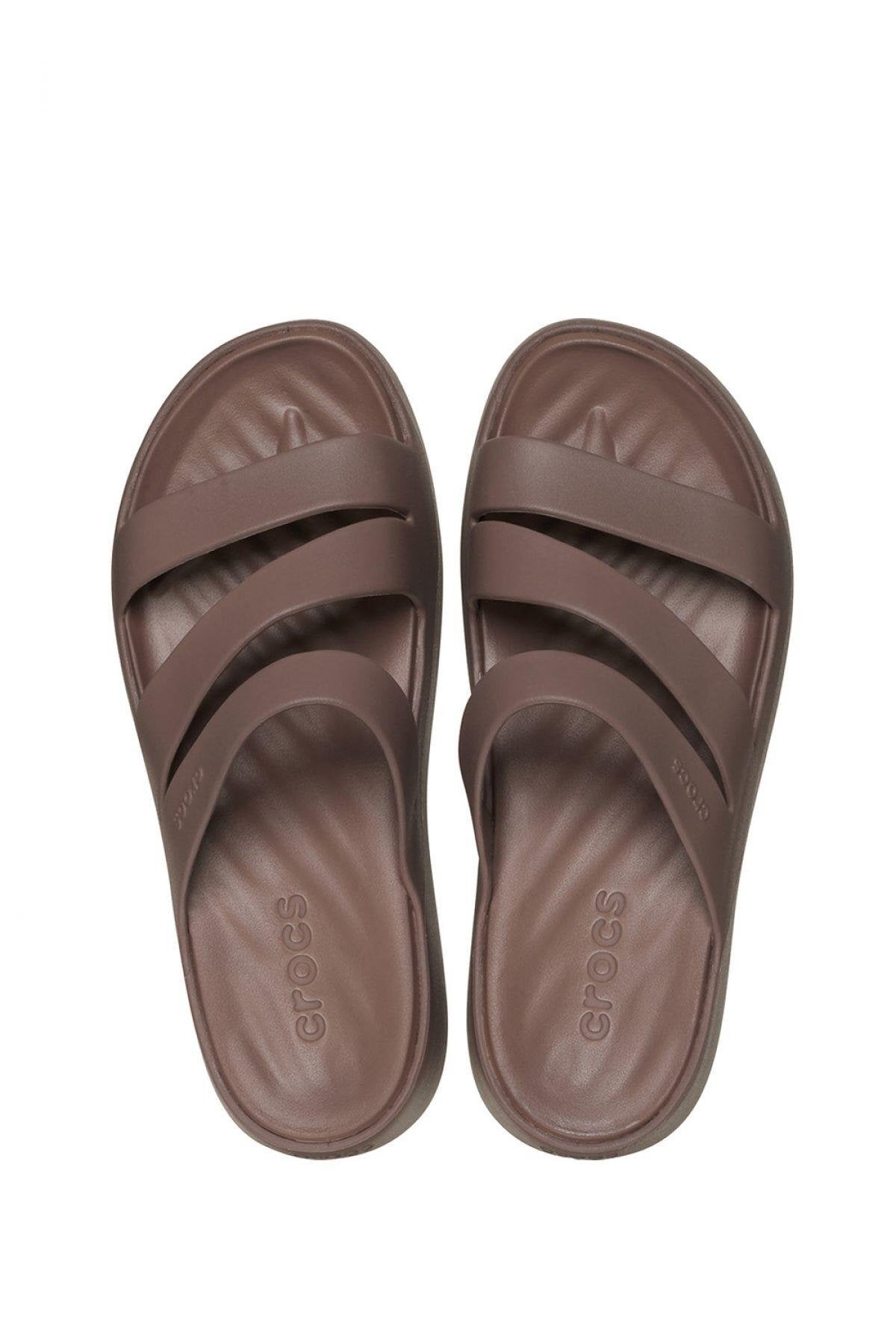 CROCS Getaway Strappy 209587 - Koyu Kahverengi