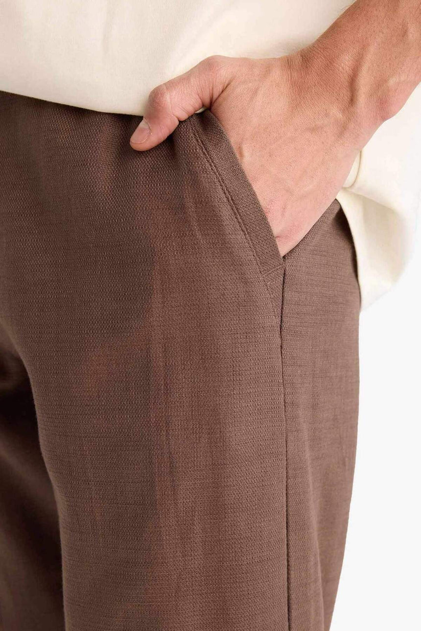 Defacto Erkek Woven Bottom B4138AX - Kahverengi