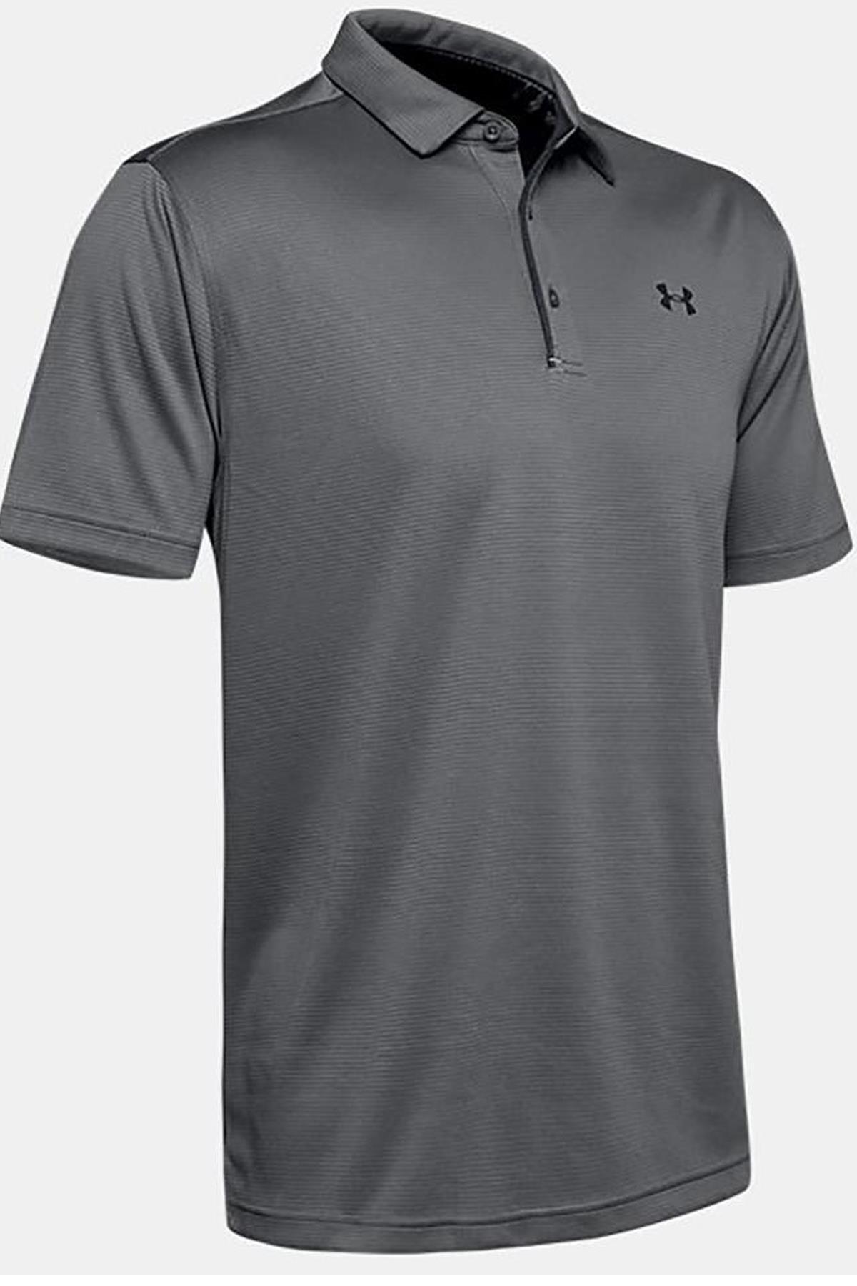 Under Armour Tech Erkek Polo Yaka T-Shirt 1290140 - Gri