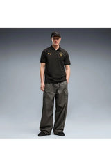 Galatasaray 78682726 Erkek Polo Yaka T-Shirt - Siyah