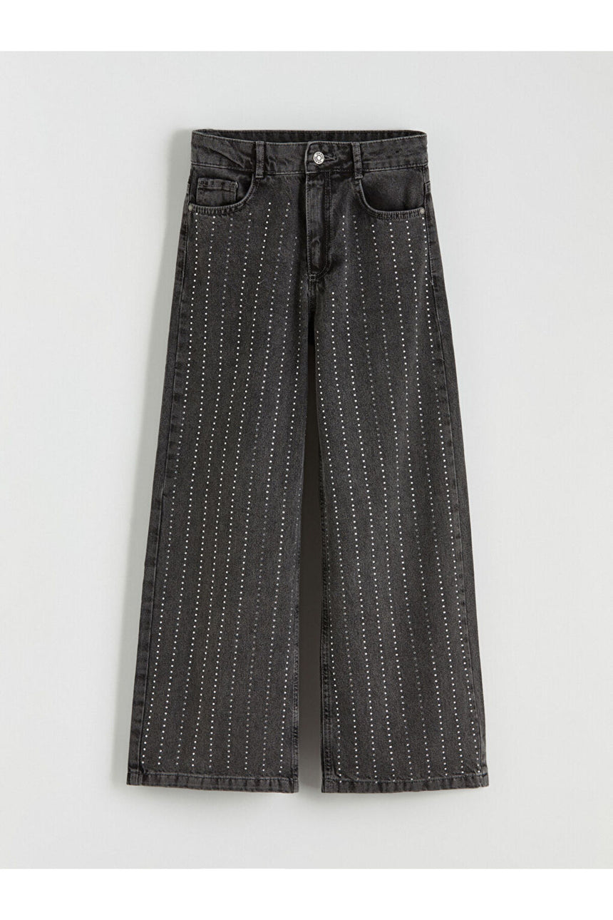 LC Waikiki Çocuk Jean Pantolon W5NR99B4 - Siyah